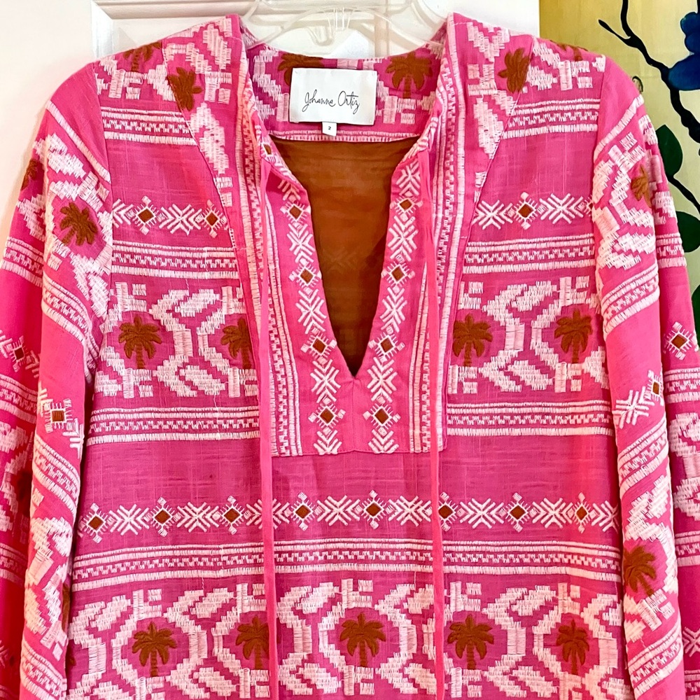 🌺🎉HP🎉🌺 NWOT Johanna Ortiz Apurimac Embroidered Mini Dress - Picture 11 of 16